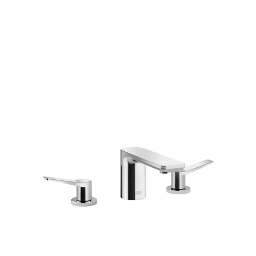 Dornbracht-LISSÉ-Waschtisch-Dreilochbatterie-mit Ablaufgarnitur-Ausladung 130mm-chrom, 20713845-00 Galeriebild 1